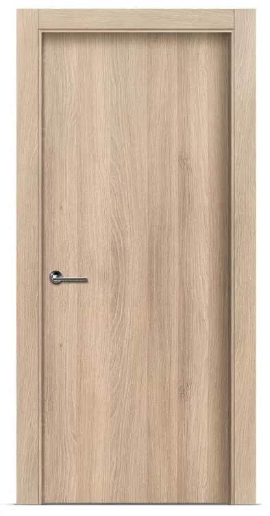 Puerta de madera vinilica en Acacia