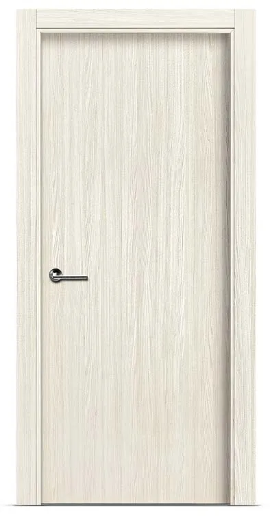 Puerta de madera vinilica blanco perla