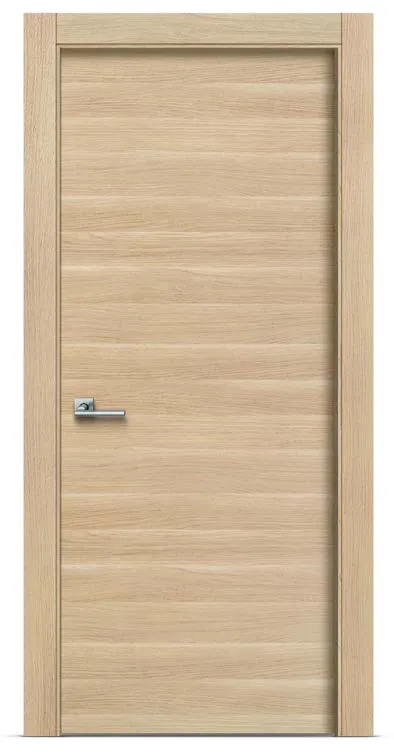 Puerta de madera vinilica en Roble Trans